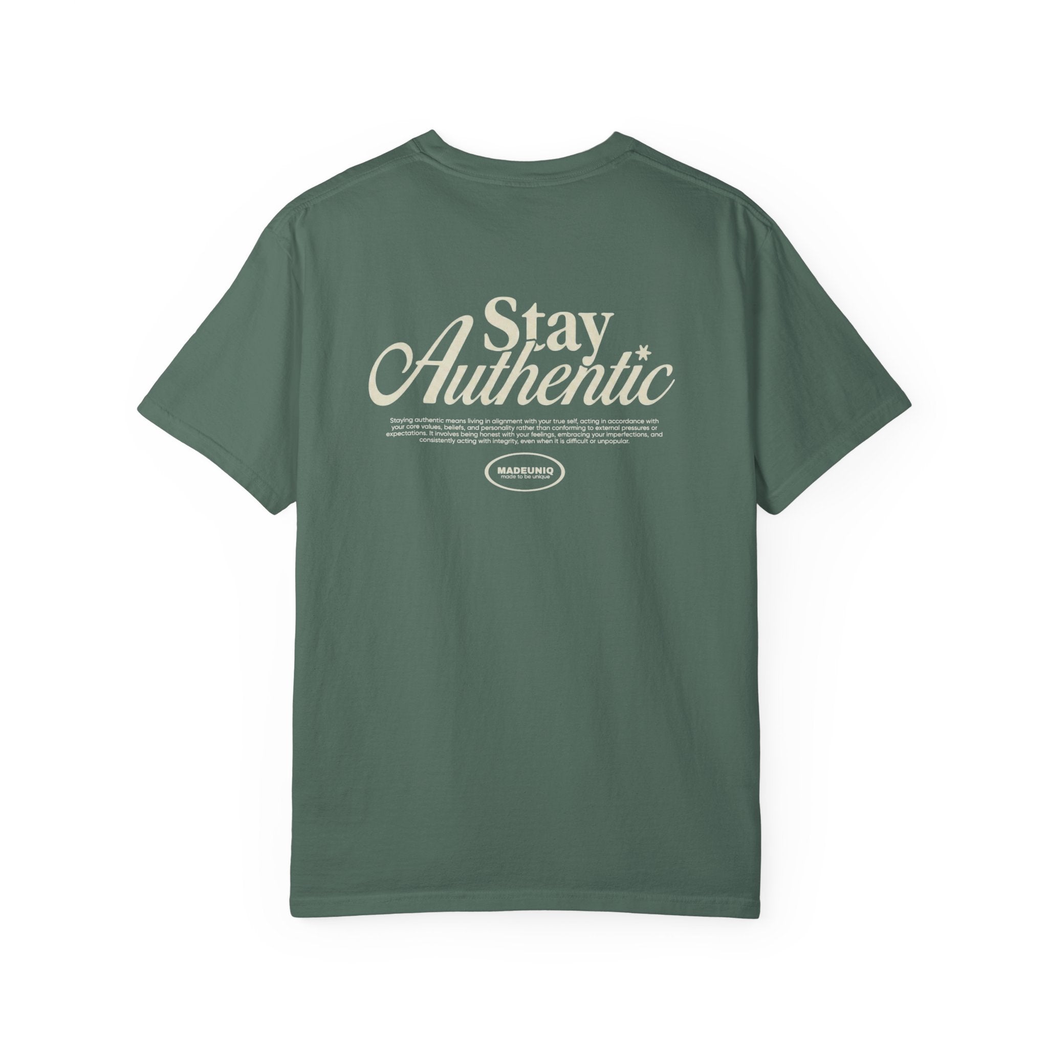 Stay Authentic Relaxed Blue Spruce Tee