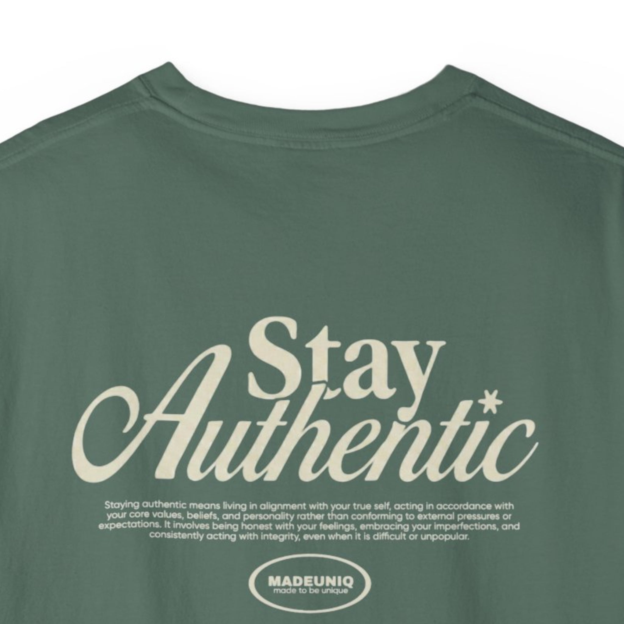 Stay Authentic Relaxed Blue Spruce Tee