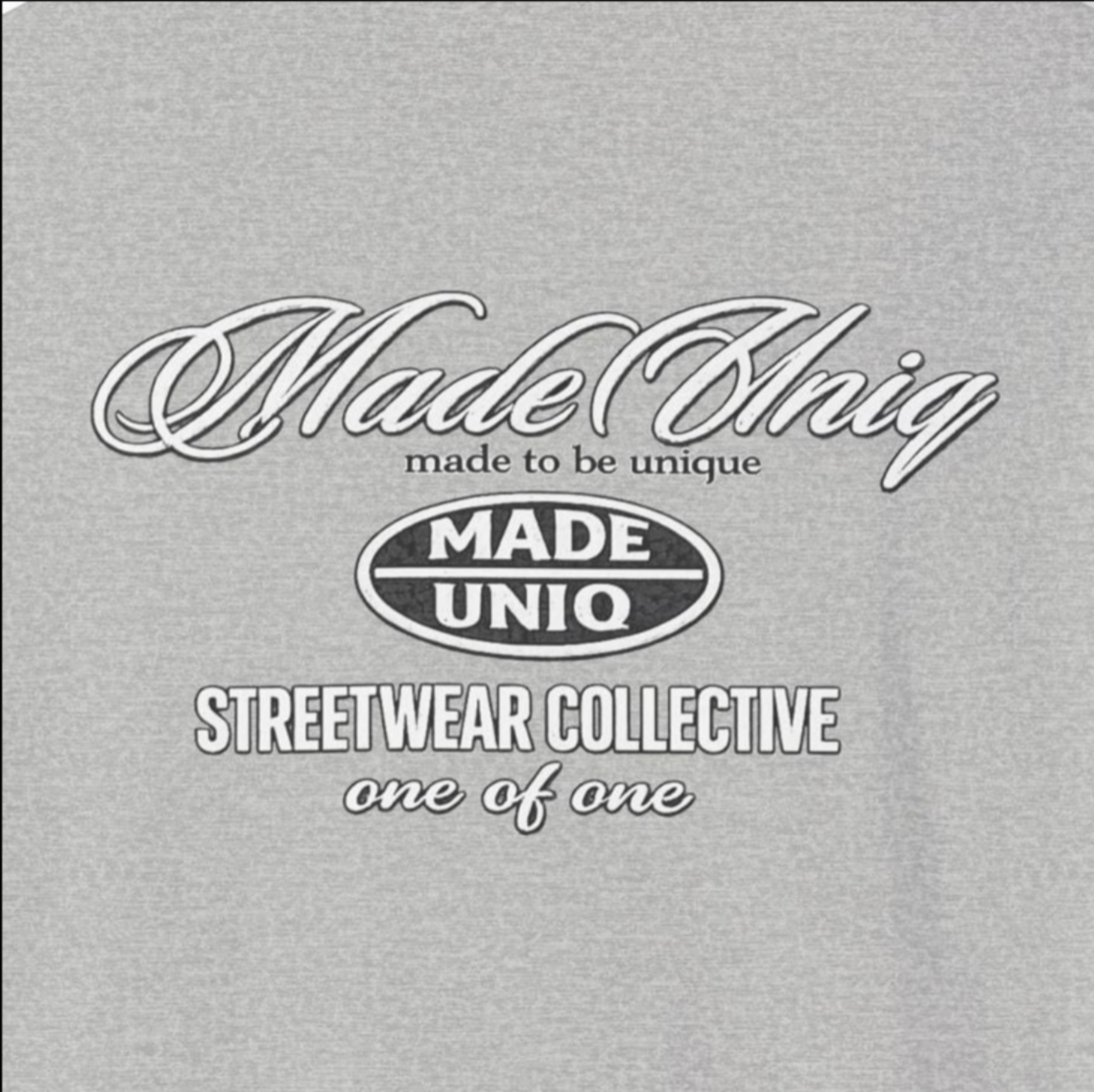 One of One Oversized Boxy Athletic Heather Tee