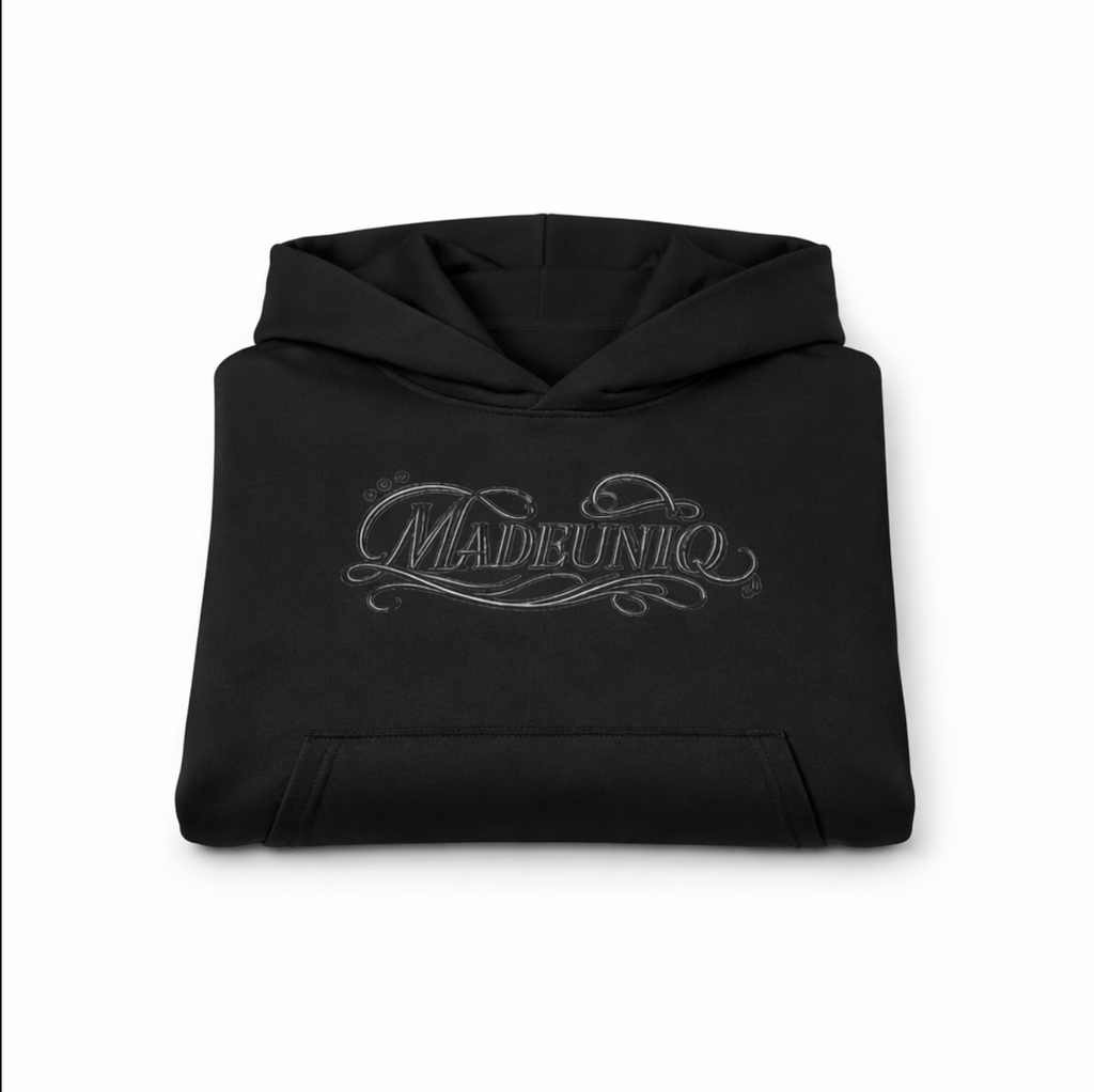 Noir Urban Pullover Black Hoodie