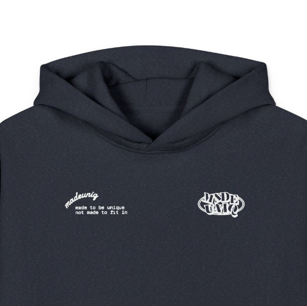 Quiet Statement Urban Pullover Navy Hoodie