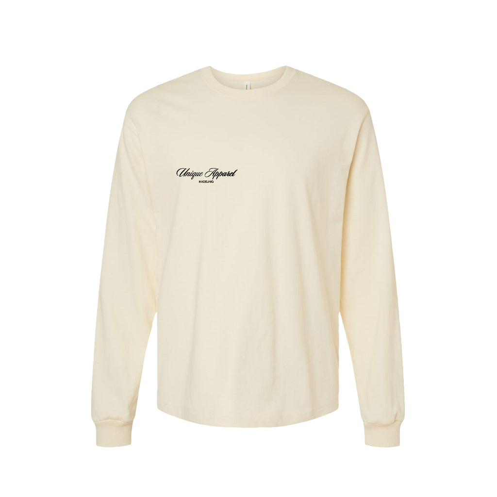 Essential Heavyweight Natural Long Sleeve Tee