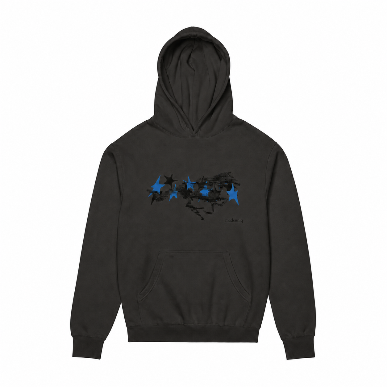 'Untamed' Vintage Black Hoodie