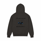 'Untamed' Vintage Black Hoodie