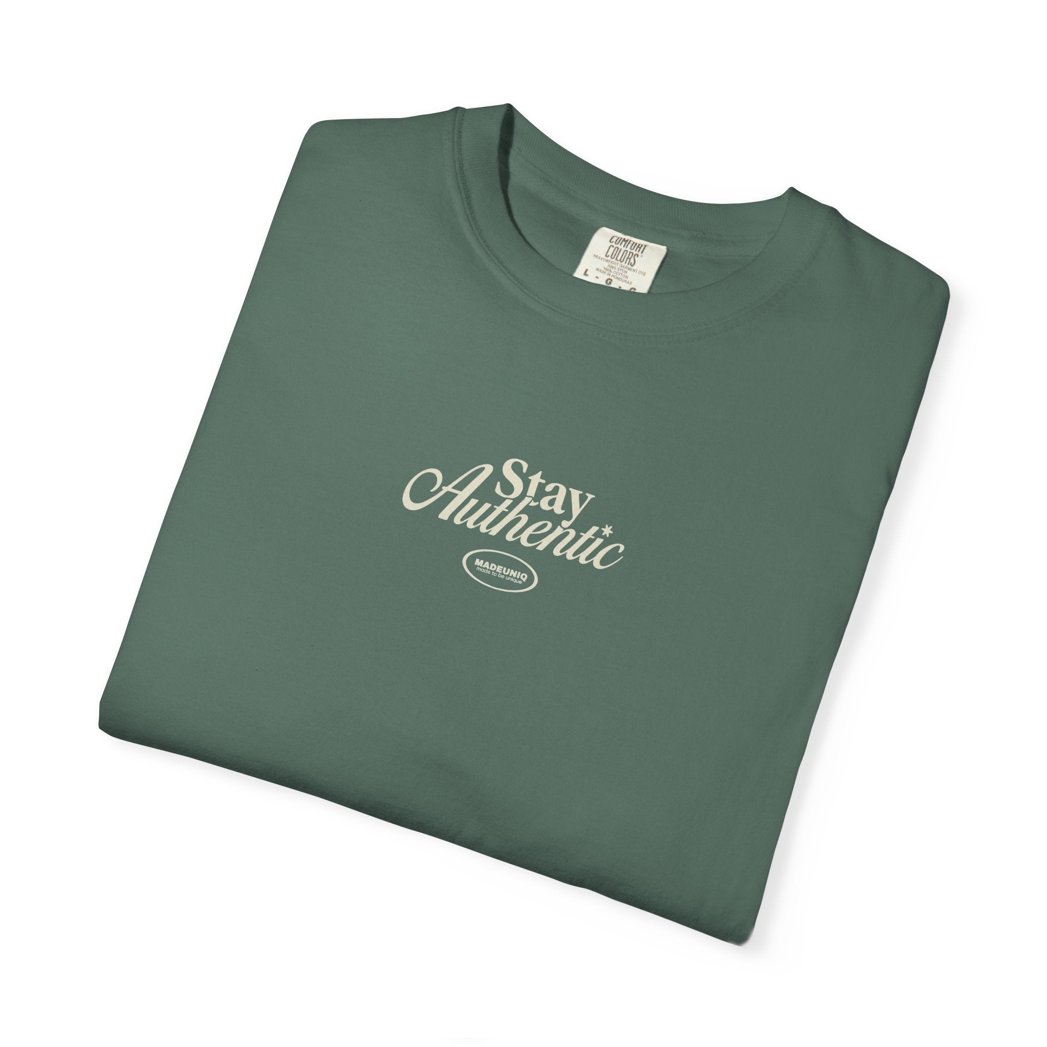 Stay Authentic Relaxed Blue Spruce Tee